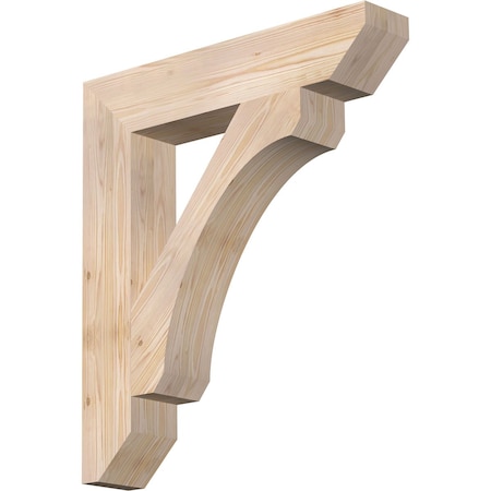 Ekena Millwork Legacy Slat Smooth Bracket, Douglas Fir, 5 1/2"W x 30"D x 34"H BKT06X30X34LEC06SDF